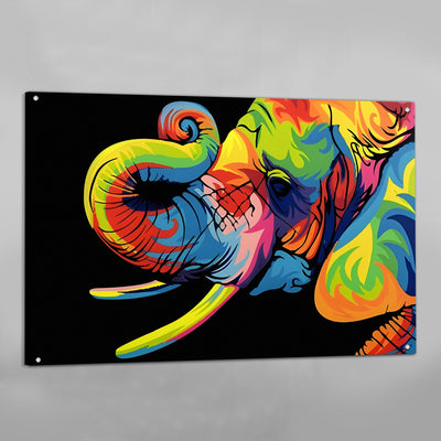 Tableau Éléphant Pop Art - The Art Avenue