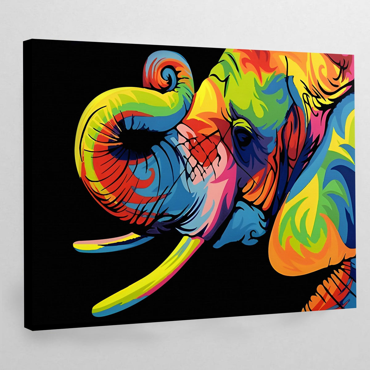 Tableau Éléphant Pop Art - The Art Avenue