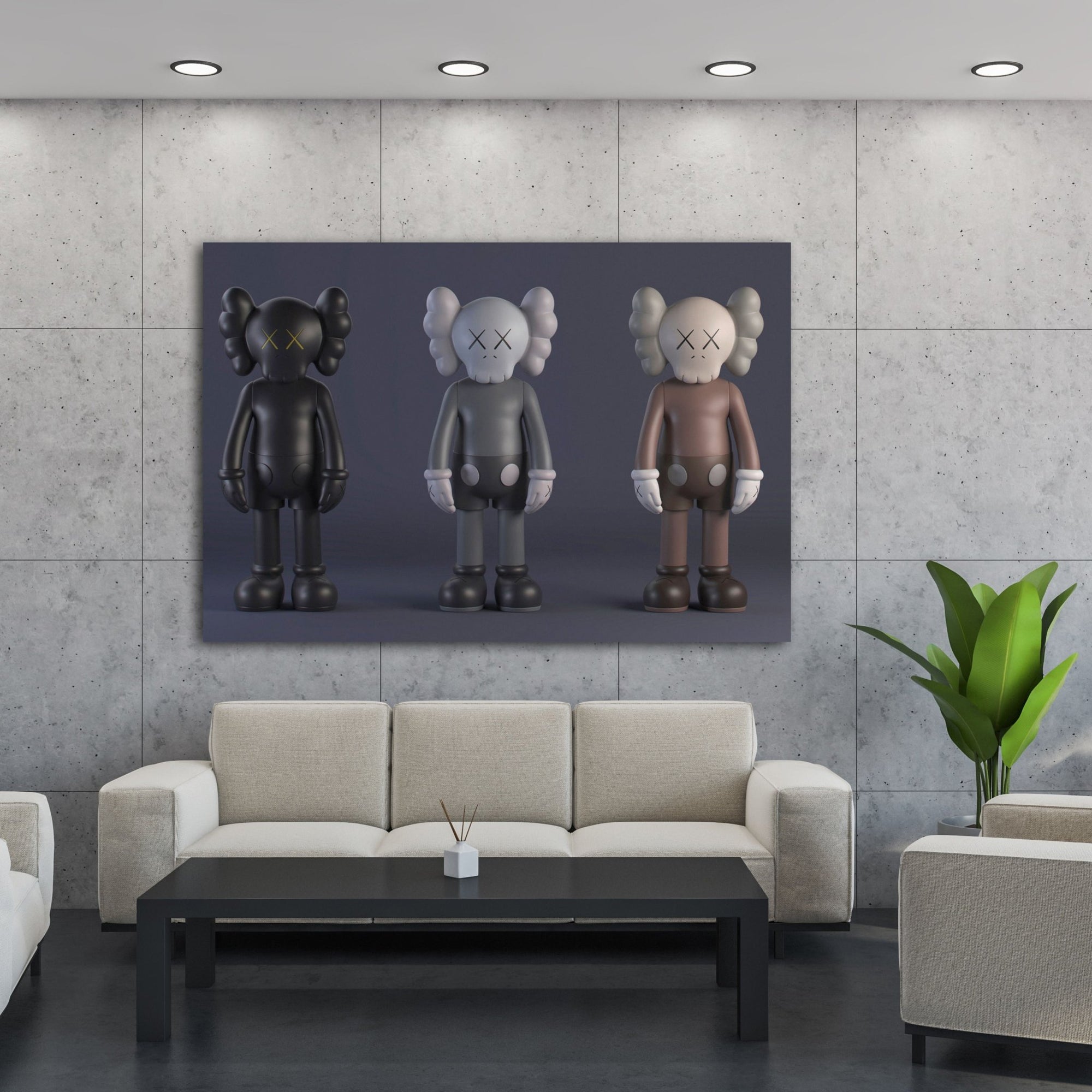 Tableau Figurines Kaws - The Art Avenue