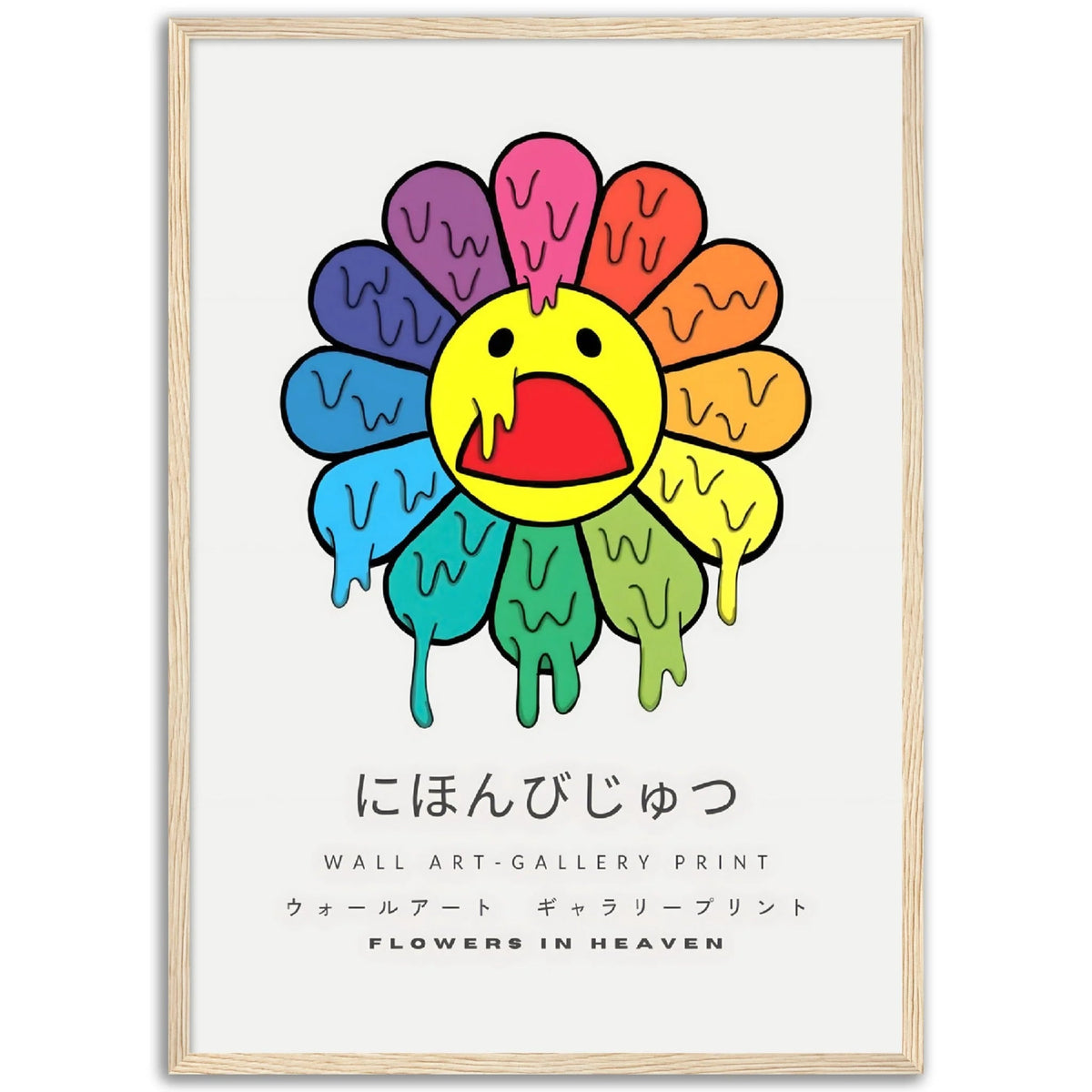 Tableau Fleur Takashi Murakami - The Art Avenue