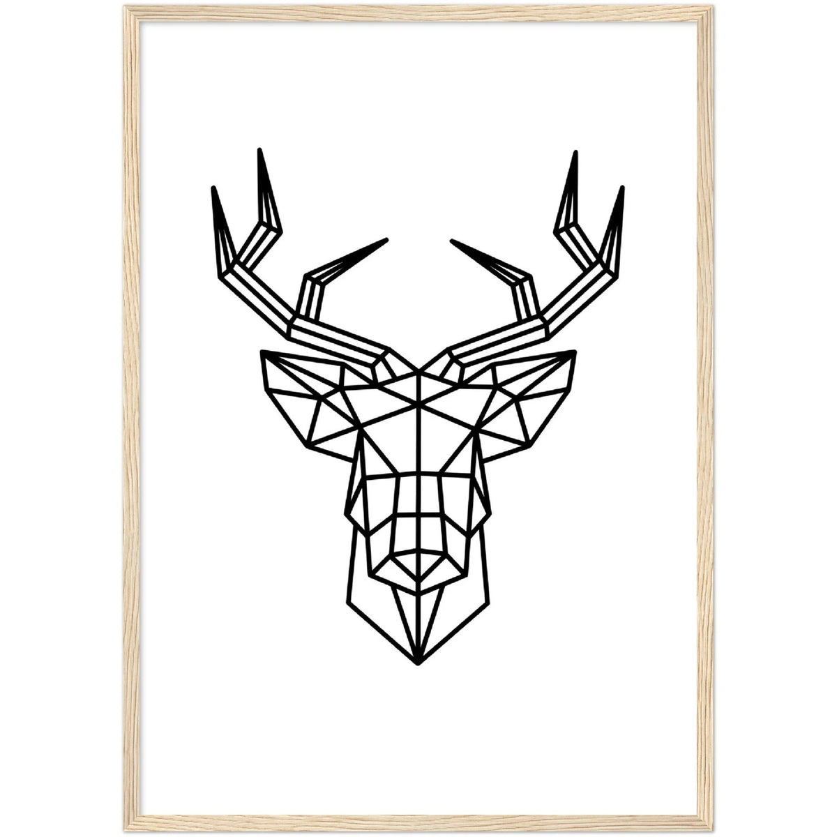 Tableau Géométrique Cerf - The Art Avenue