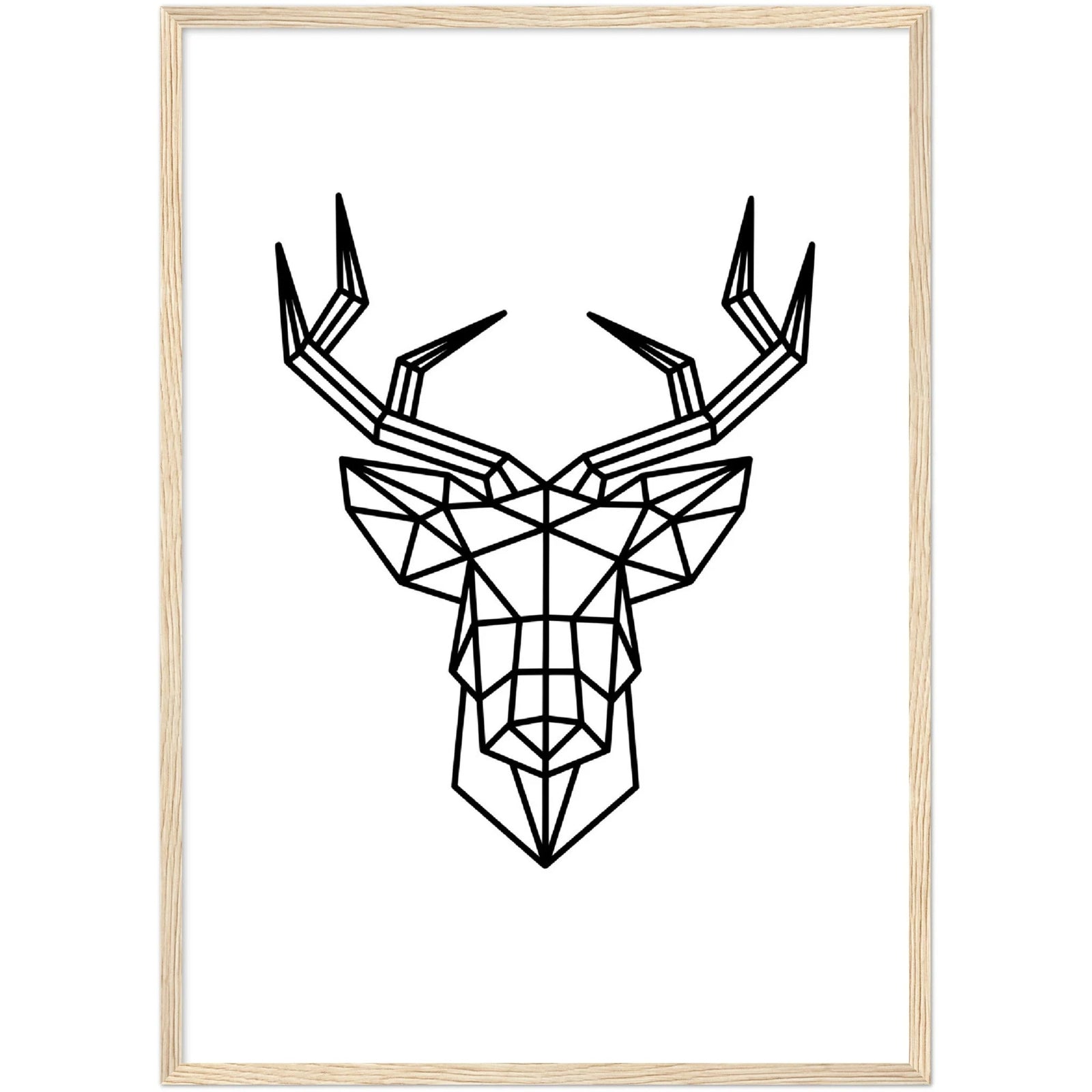 Tableau Géométrique Cerf - The Art Avenue