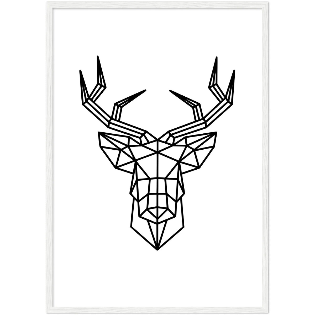 Tableau Géométrique Cerf - The Art Avenue