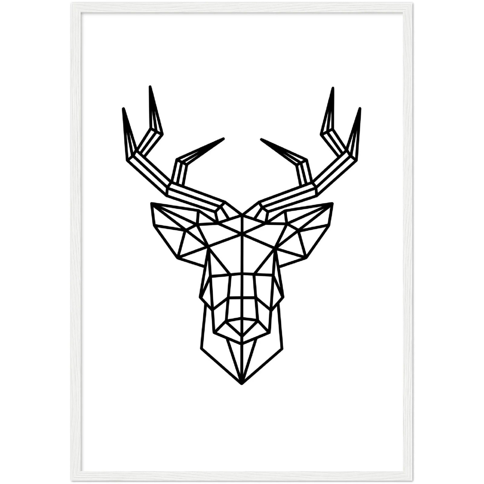 Tableau Géométrique Cerf - The Art Avenue
