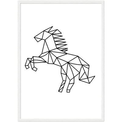 Tableau Géométrique Cheval - The Art Avenue