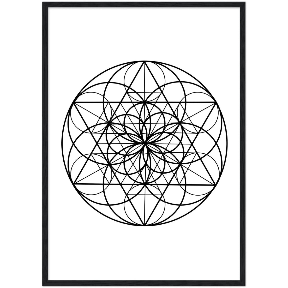 Tableau Géométrique Mandala - The Art Avenue