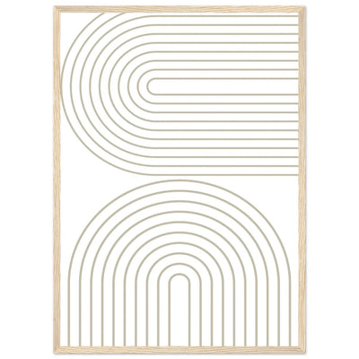 Tableau Géométrique Minimaliste - The Art Avenue