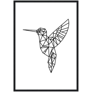 Tableau Géométrique Oiseau - The Art Avenue
