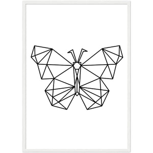 Tableau Géométrique Papillon - The Art Avenue