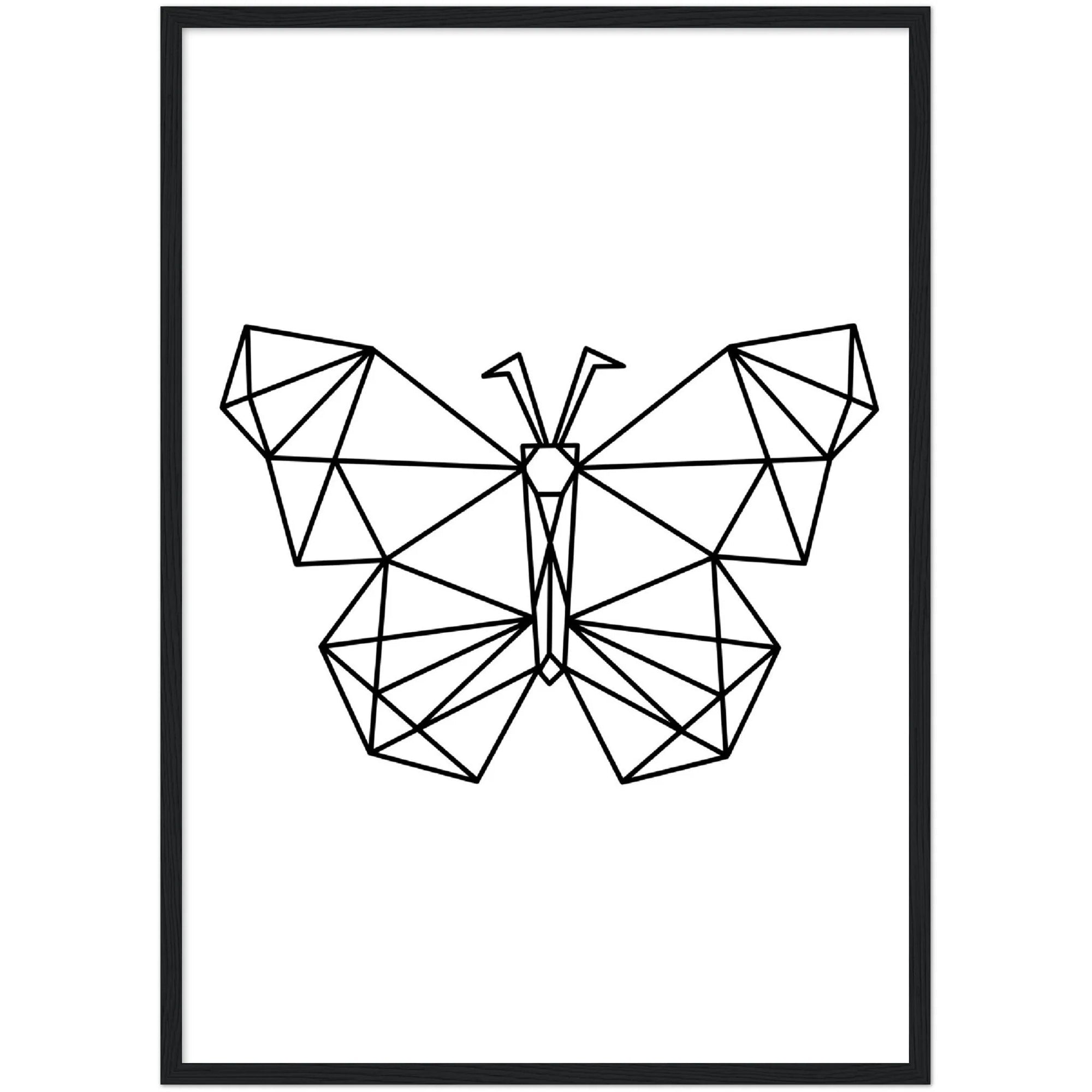 Tableau Géométrique Papillon - The Art Avenue