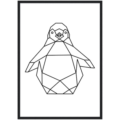 Tableau Géométrique Pingouin - The Art Avenue
