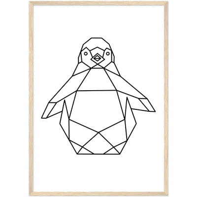 Tableau Géométrique Pingouin - The Art Avenue