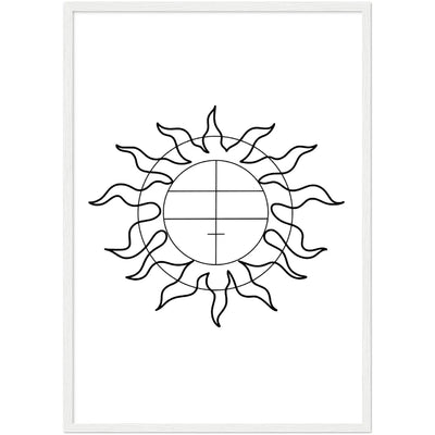 Tableau Géométrique Soleil - The Art Avenue