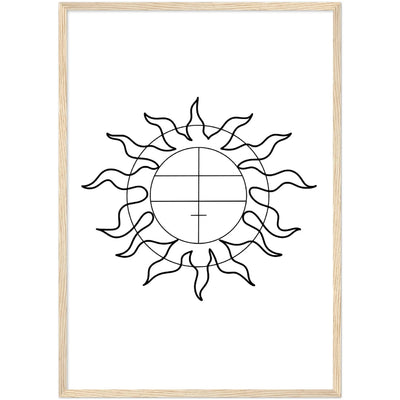 Tableau Géométrique Soleil - The Art Avenue