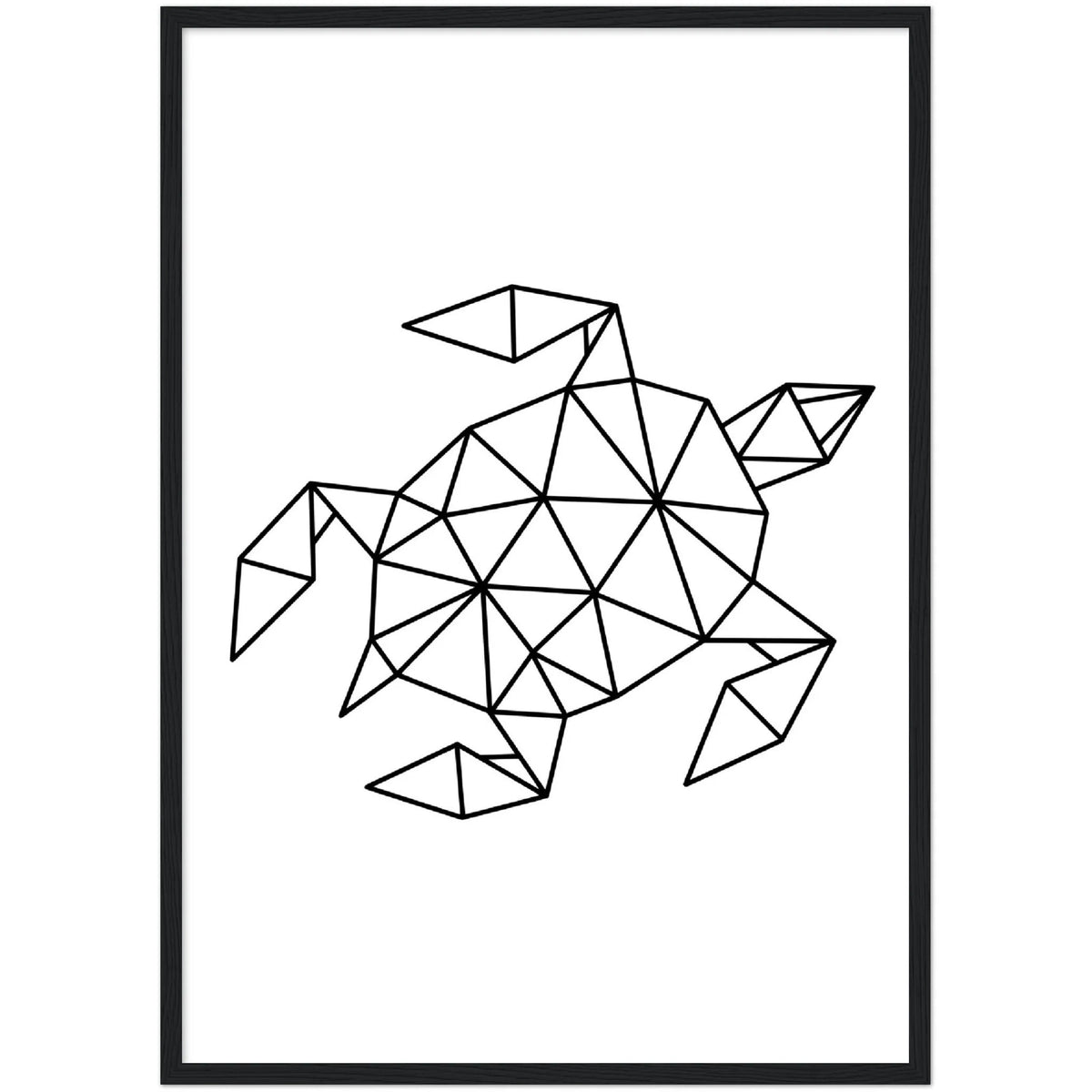 Tableau Géométrique Tortue - The Art Avenue