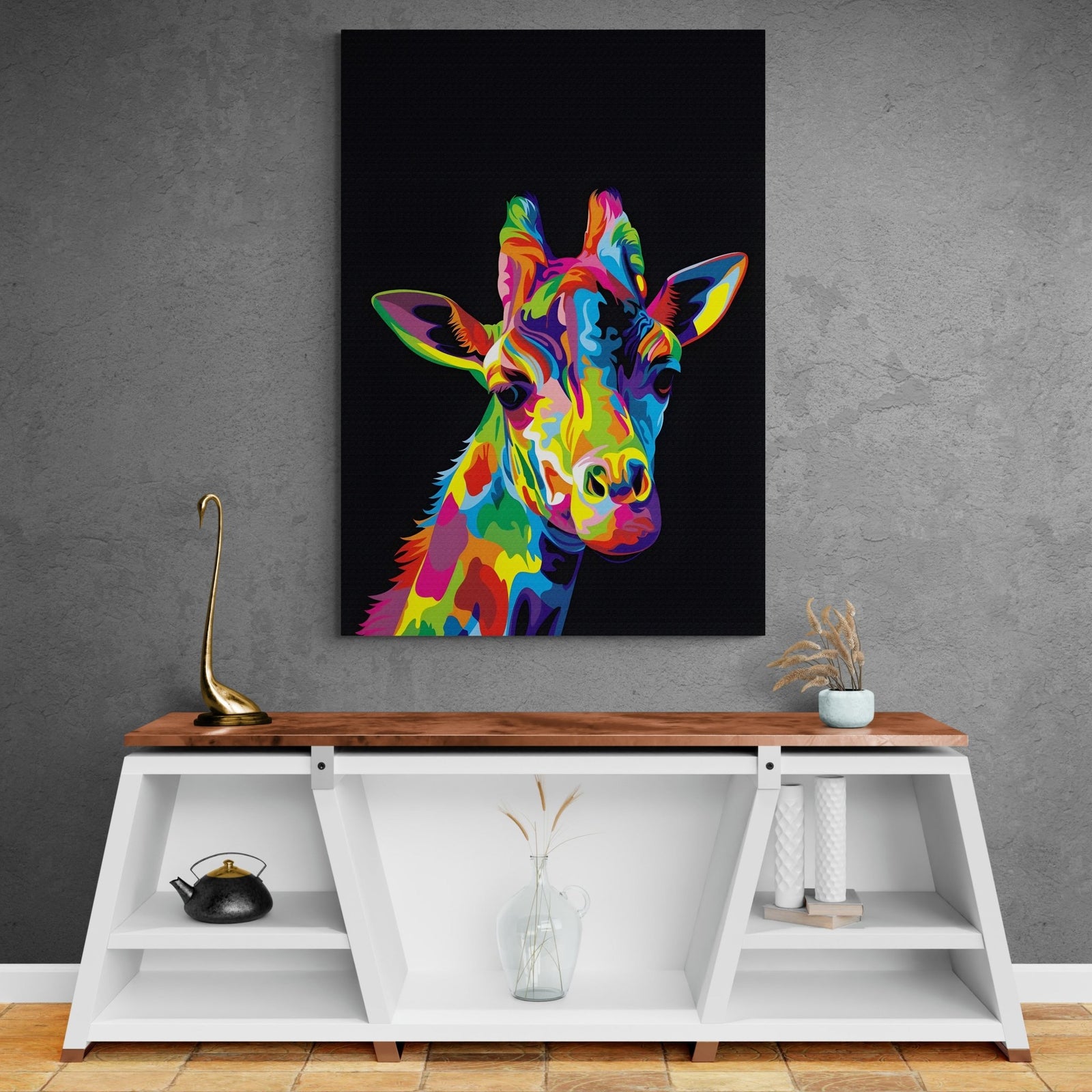 Tableau Girafe Pop Art - The Art Avenue