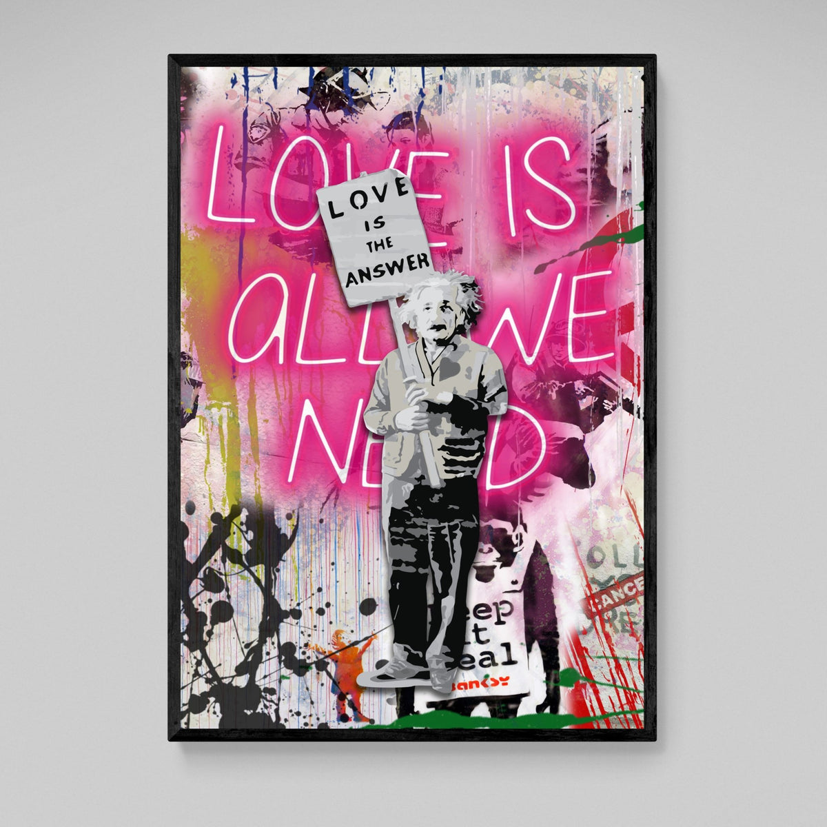 Tableau Graffiti Banksy - The Art Avenue