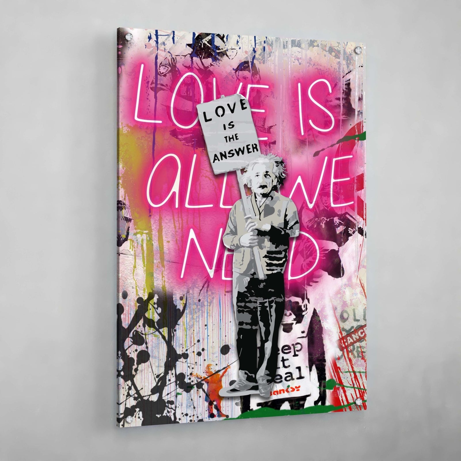 Tableau Graffiti Banksy - The Art Avenue