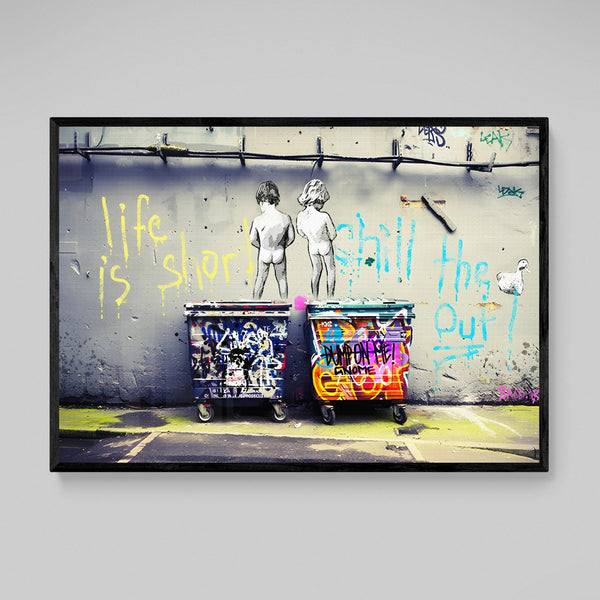 ARTTOR Affiche Decoration Murale Moderne Poster sans Cadre 100x70cm Machine Industrielle Graffiti Deco Affiches Murales Wall Art Design Tableau Decoration Salon Chambre Cuisine Decor P2XAA100x70-4304