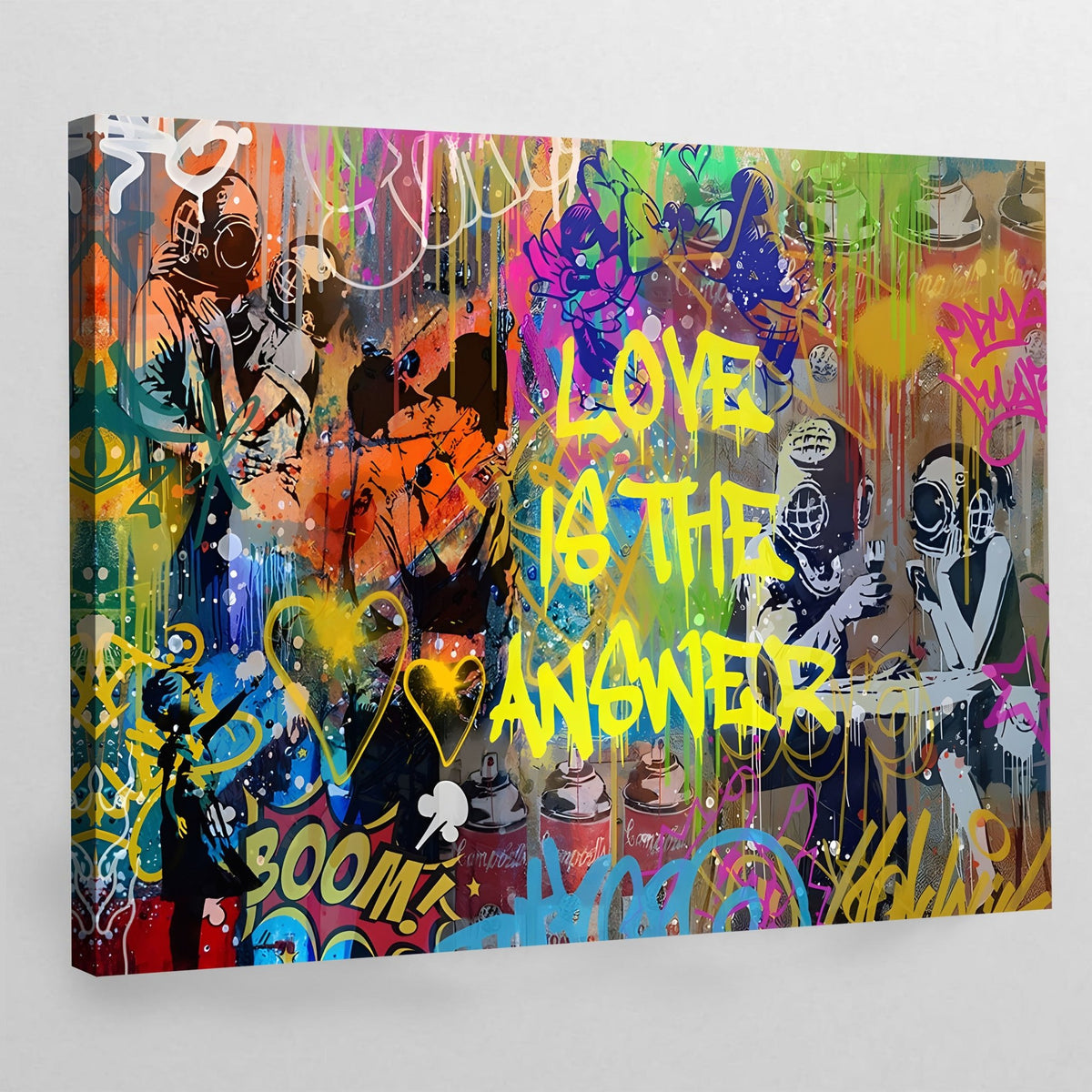 Tableau Graffitis Banksy - The Art Avenue