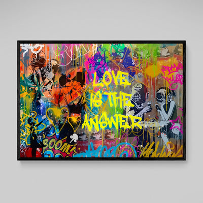 Tableau Graffitis Banksy - The Art Avenue