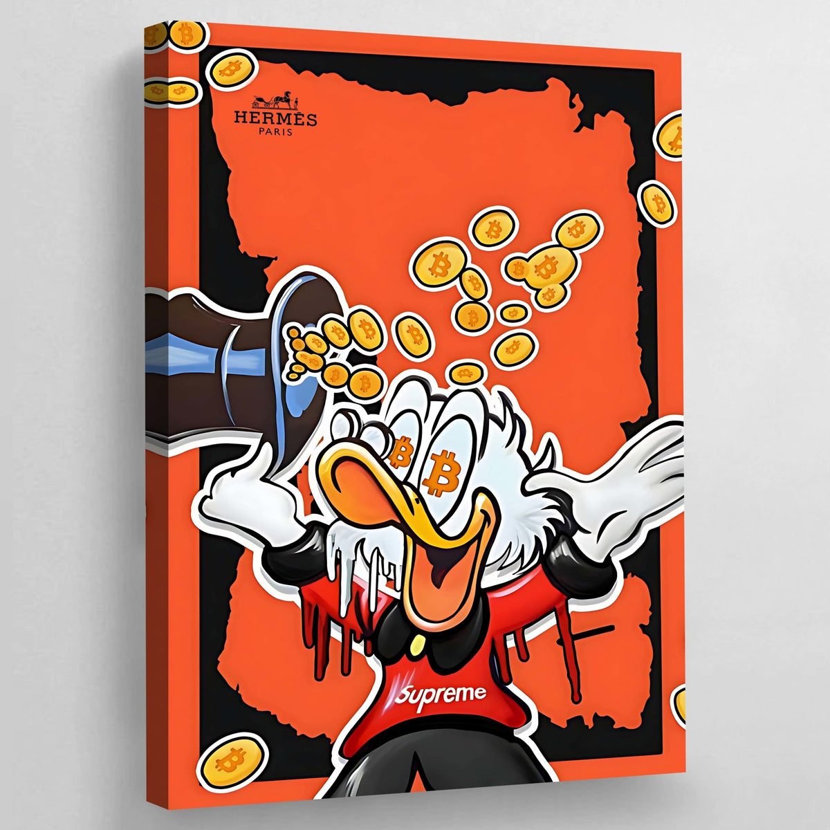 Tableau Hermes Bitcoin - The Art Avenue