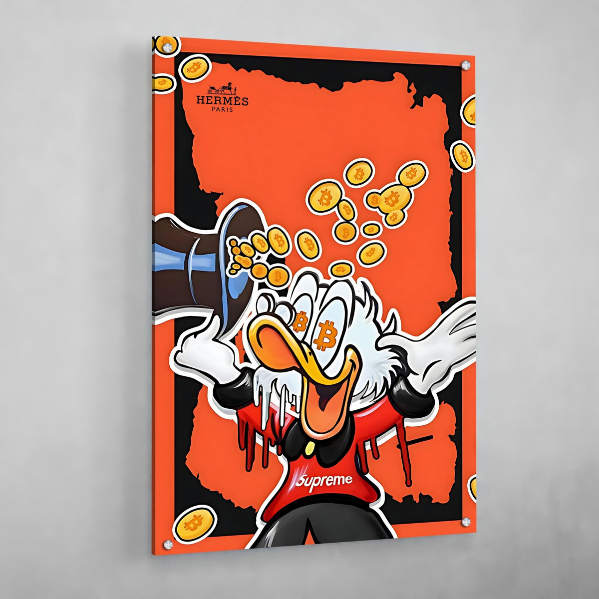 Tableau Hermes Bitcoin - The Art Avenue