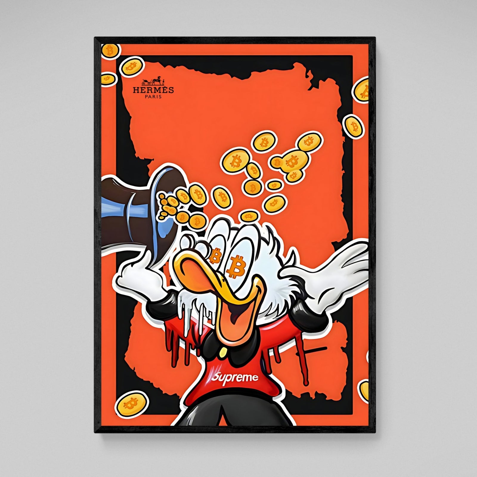 Tableau Hermes Bitcoin - The Art Avenue