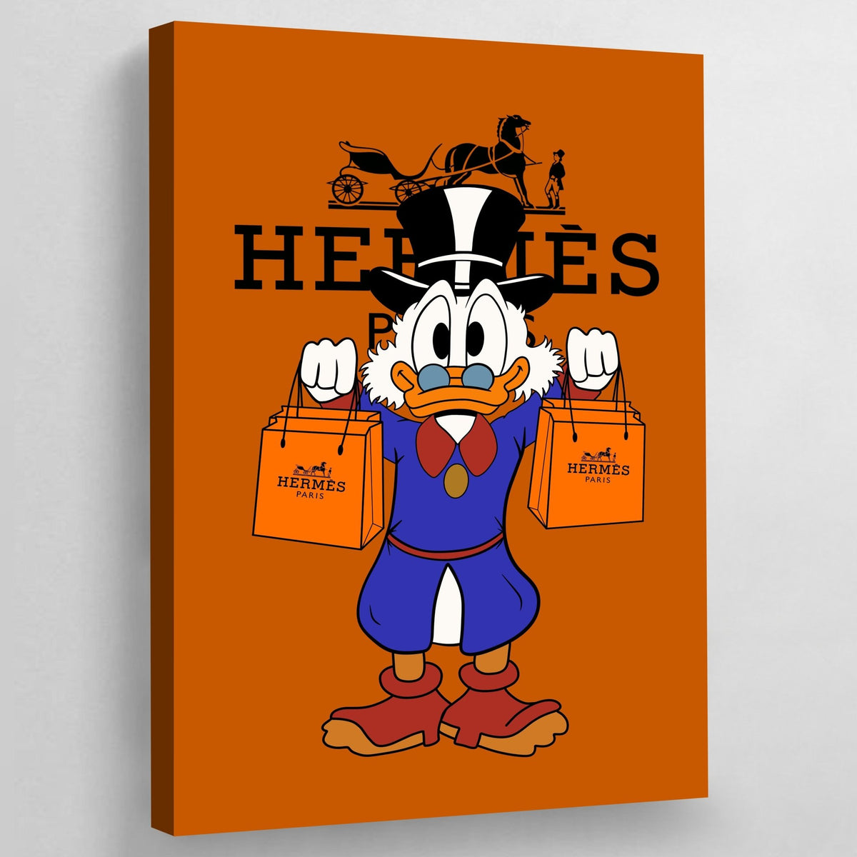 Tableau Hermes Orange - The Art Avenue