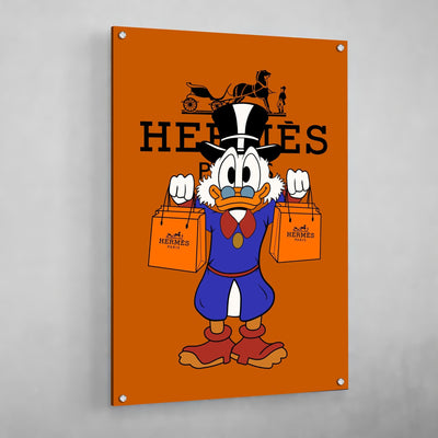 Tableau Hermes Orange - The Art Avenue