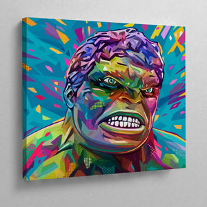 Tableau Hulk Pop Art - The Art Avenue