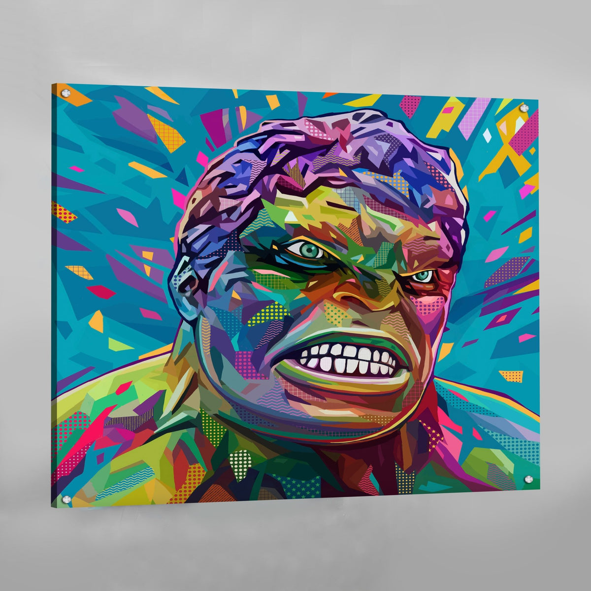 Tableau Hulk Pop Art - The Art Avenue