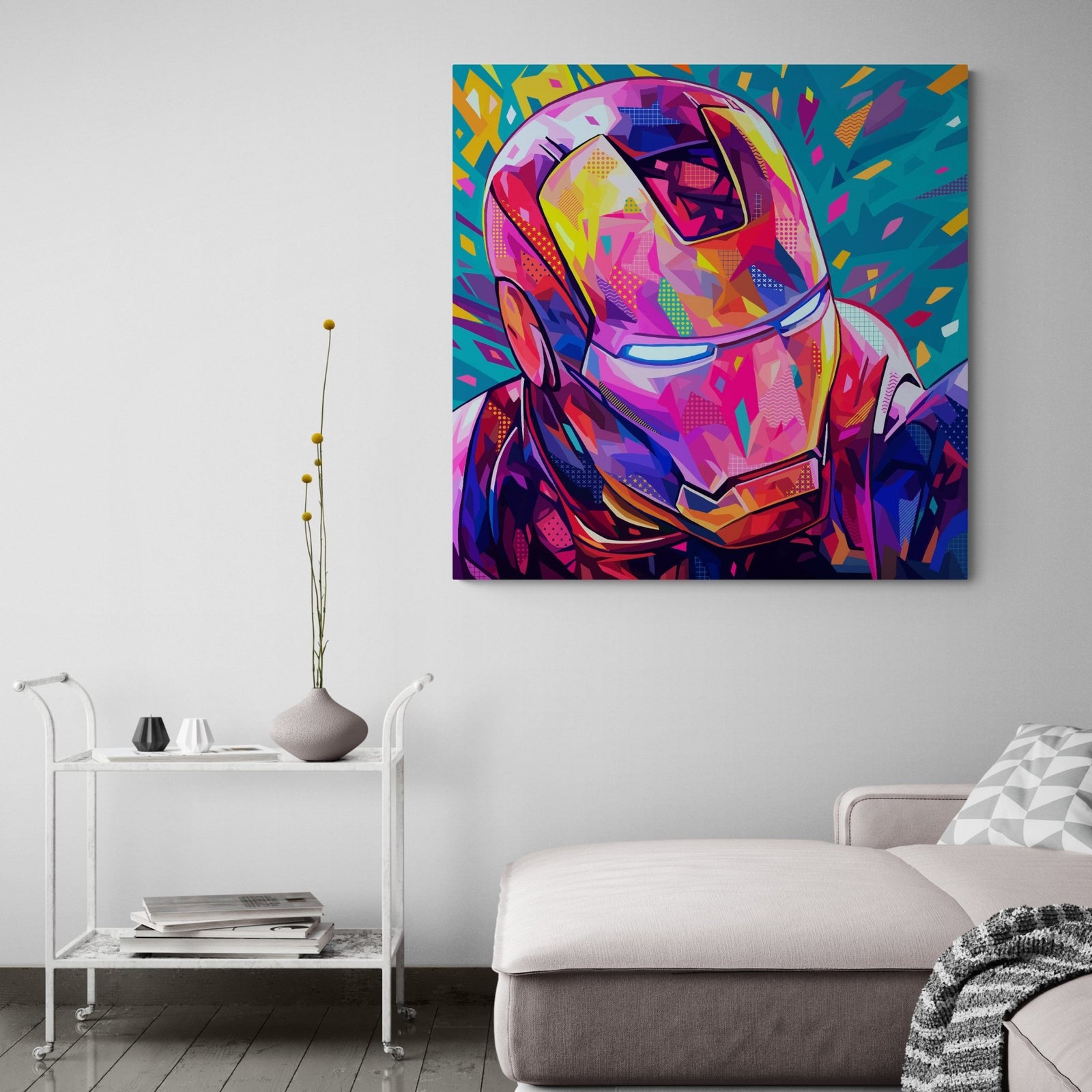Tableau Iron Man Pop Art - The Art Avenue