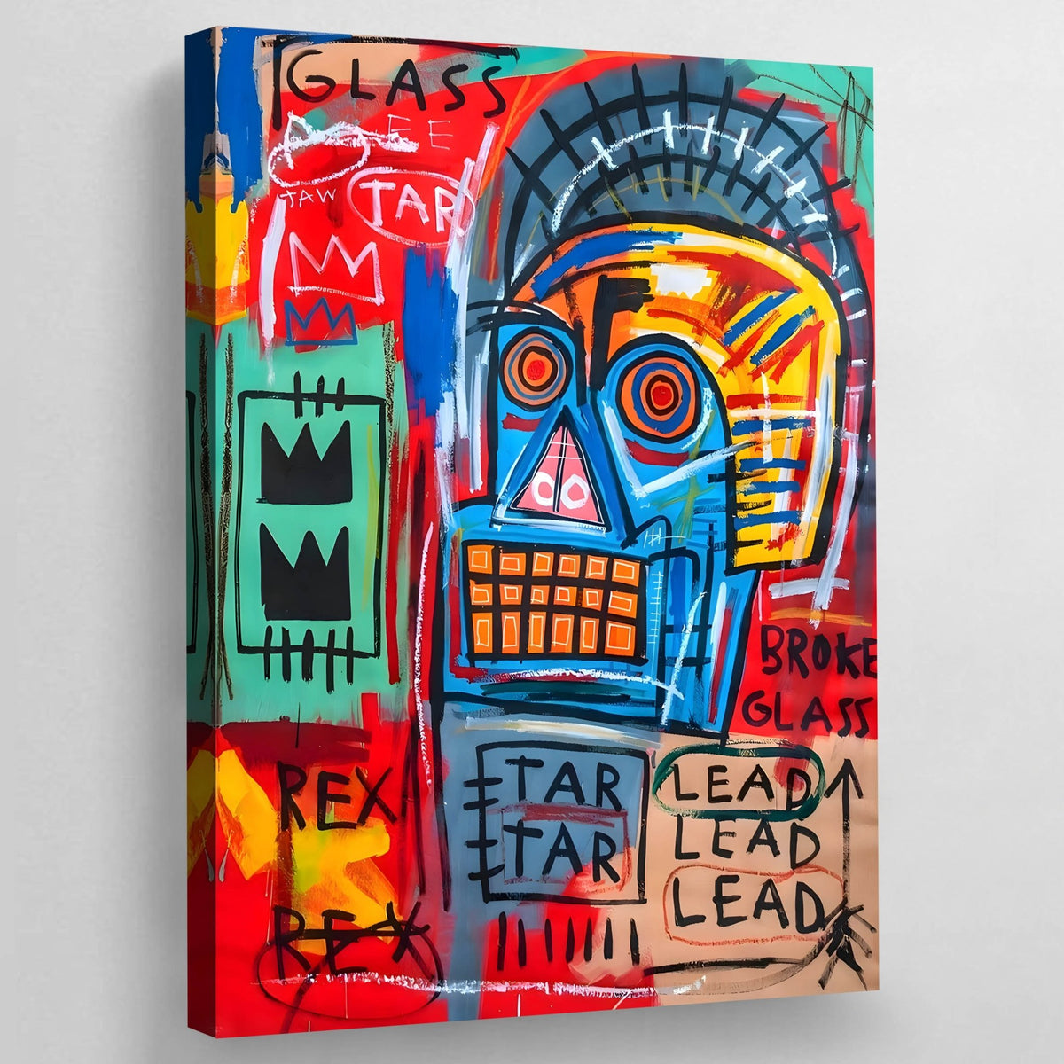 Tableau Jean Michel Basquiat Africain - The Art Avenue