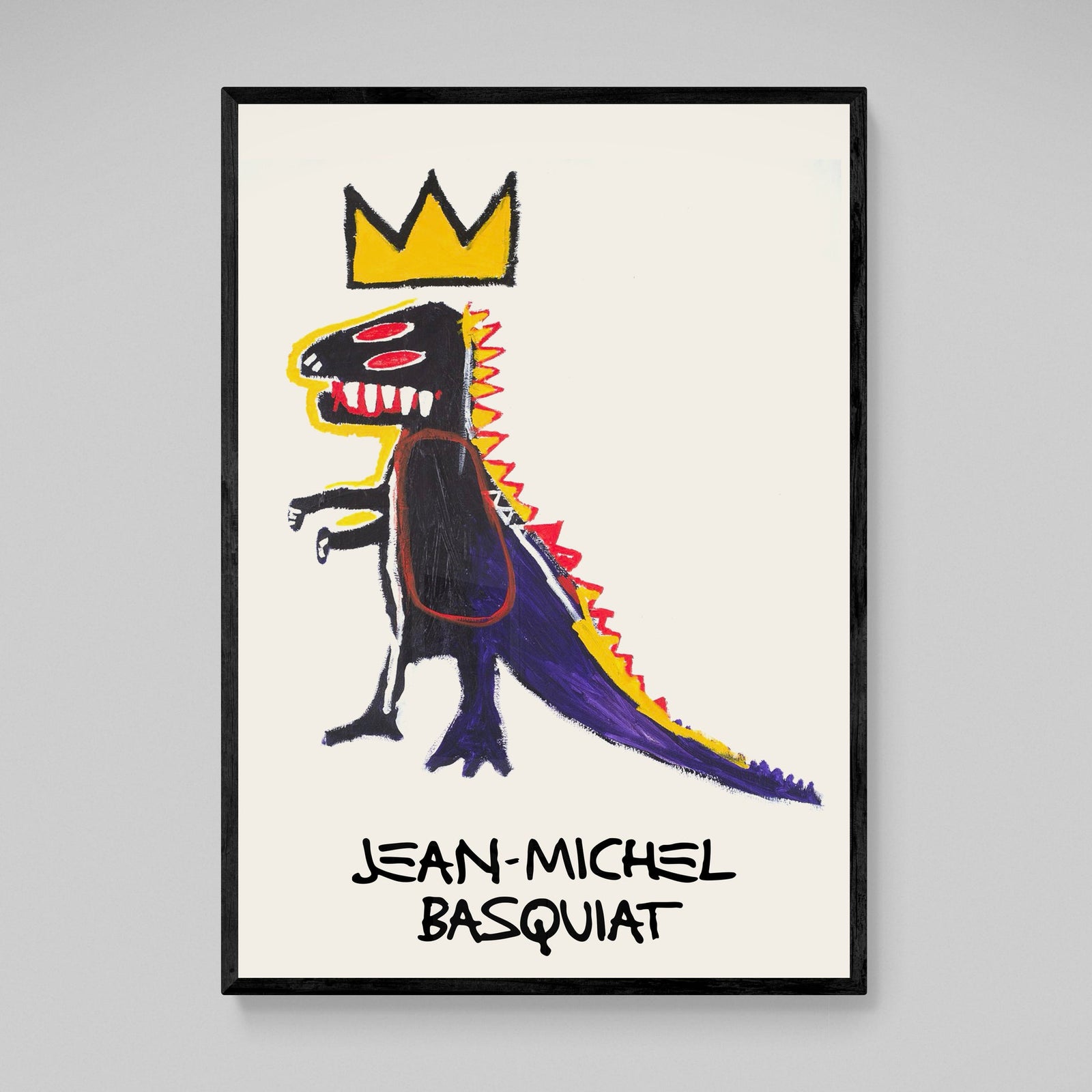 Tableau Jean Michel Basquiat Dinosaure - The Art Avenue