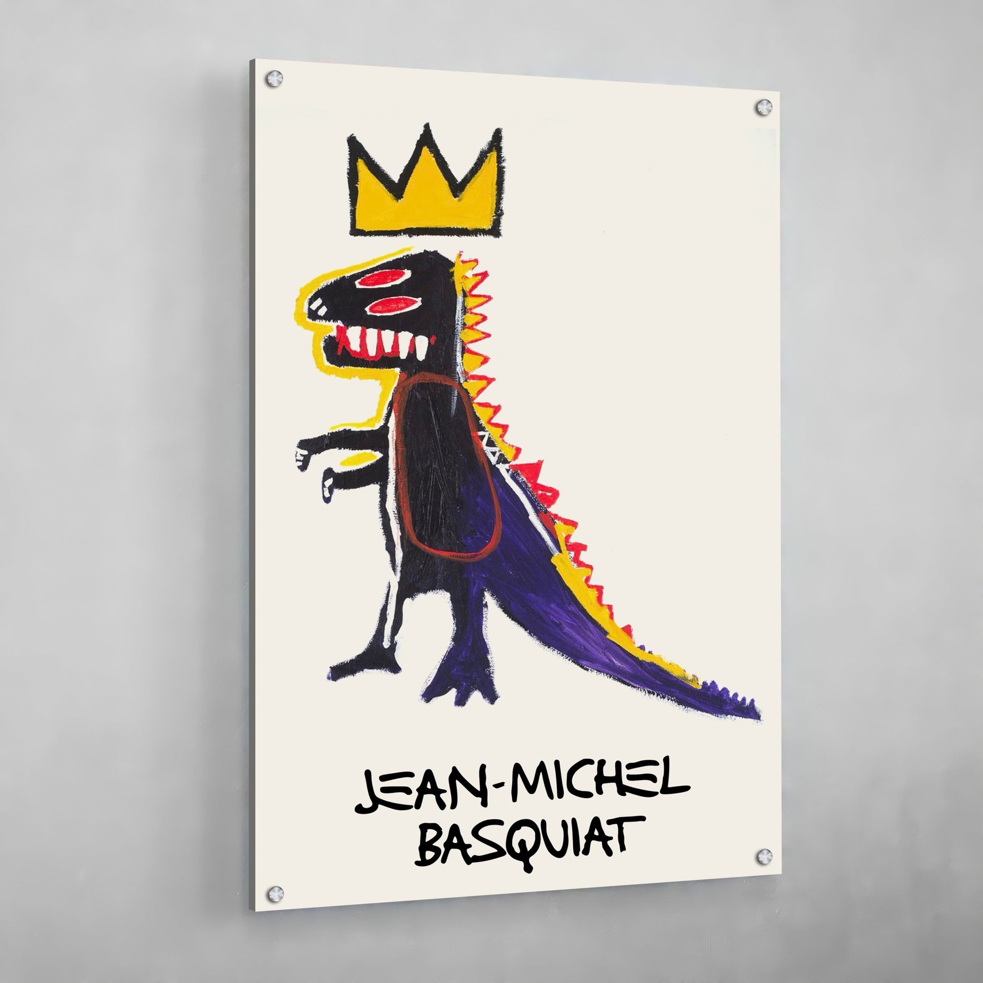 Tableau Jean Michel Basquiat Dinosaure - The Art Avenue