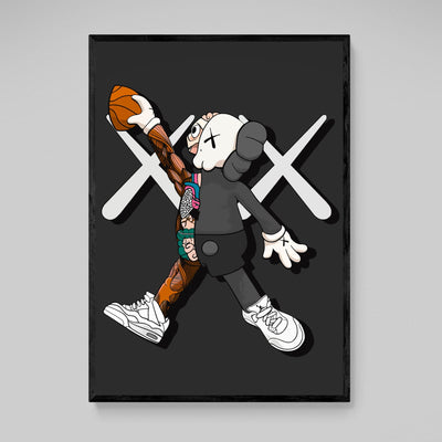 Tableau Jordan Kaws - The Art Avenue