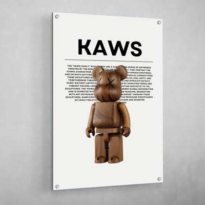 Tableau Kaws Bearbrick Bois - The Art Avenue
