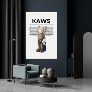 Tableau Kaws Companion Bleu - The Art Avenue