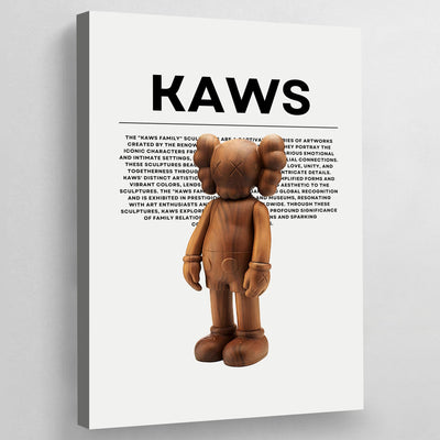 Tableau Kaws Companion Bois - The Art Avenue
