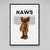 Tableau Kaws Companion Bois - The Art Avenue
