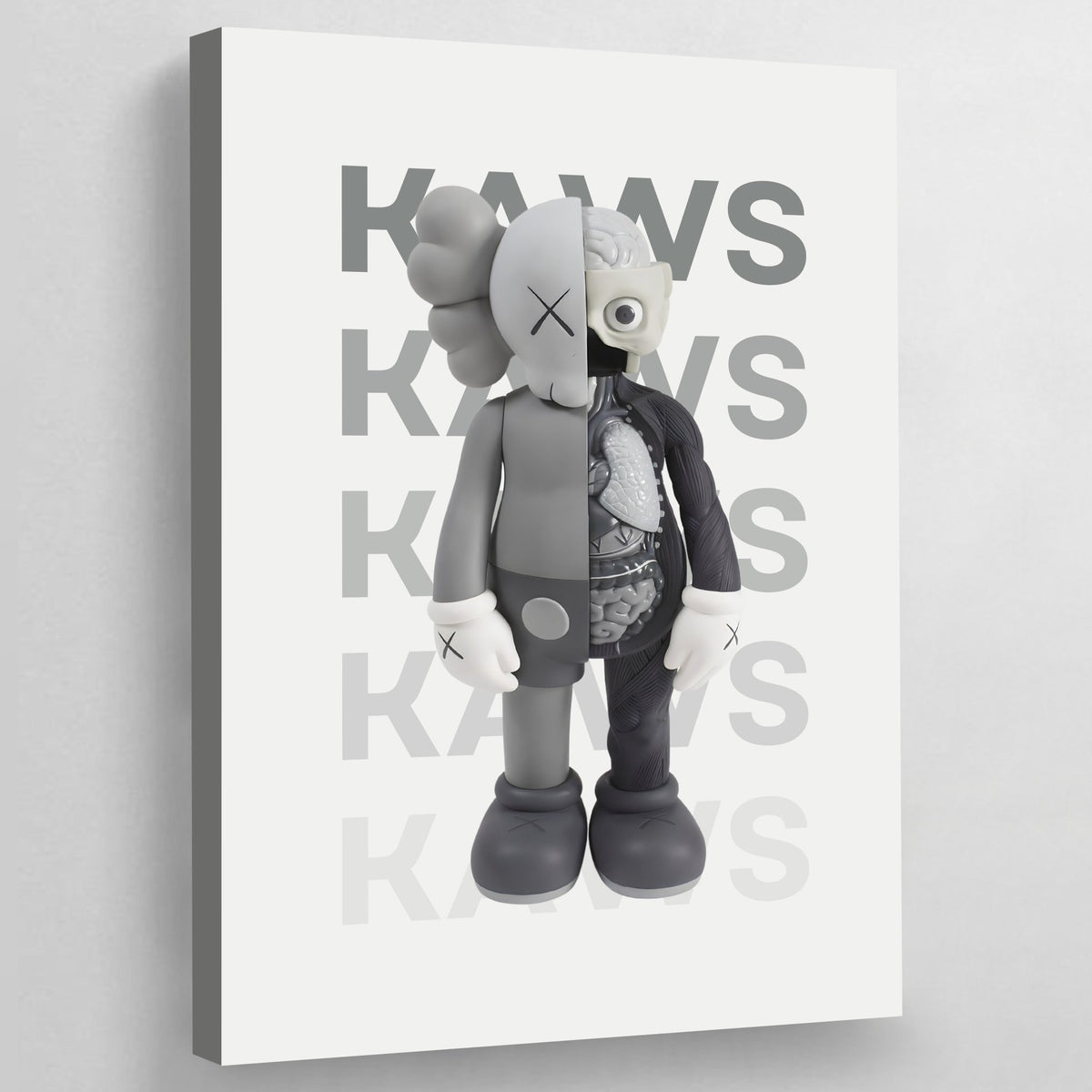 Tableau Kaws Companion Gris - The Art Avenue