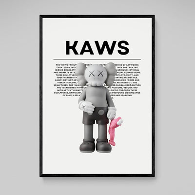 Tableau Kaws Companion Rose - The Art Avenue