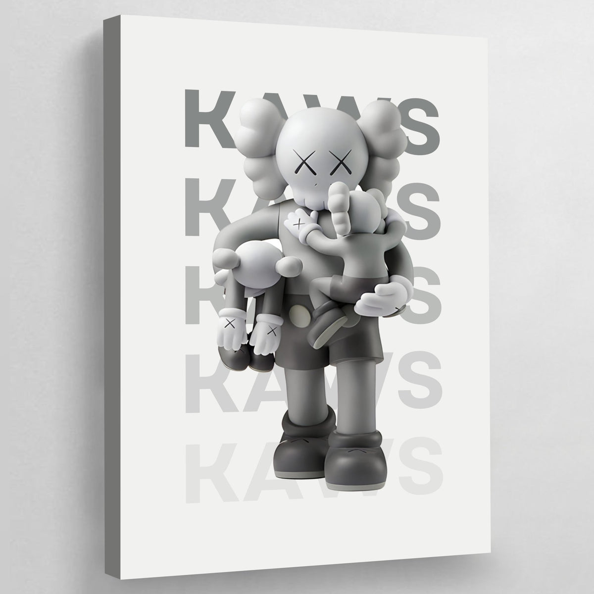 Tableau Kaws Companions Gris - The Art Avenue