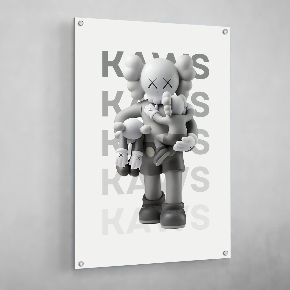 Tableau Kaws Companions Gris - The Art Avenue