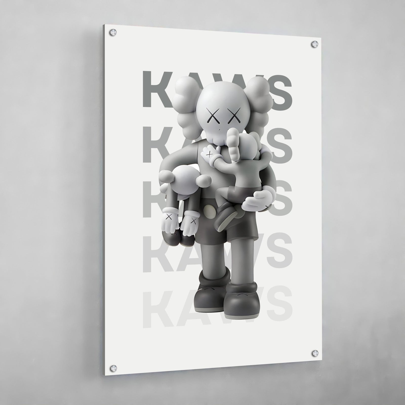 Tableau Kaws Companions Gris - The Art Avenue