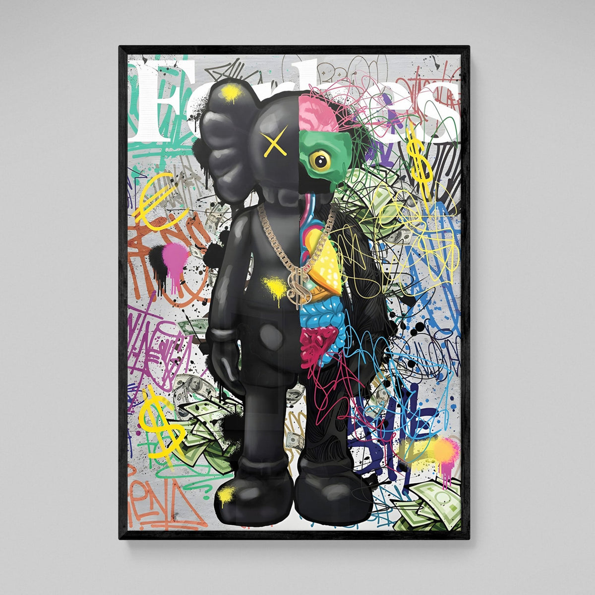Tableau Kaws Forbes - The Art Avenue