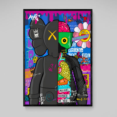 Tableau Kaws Graffitis - The Art Avenue