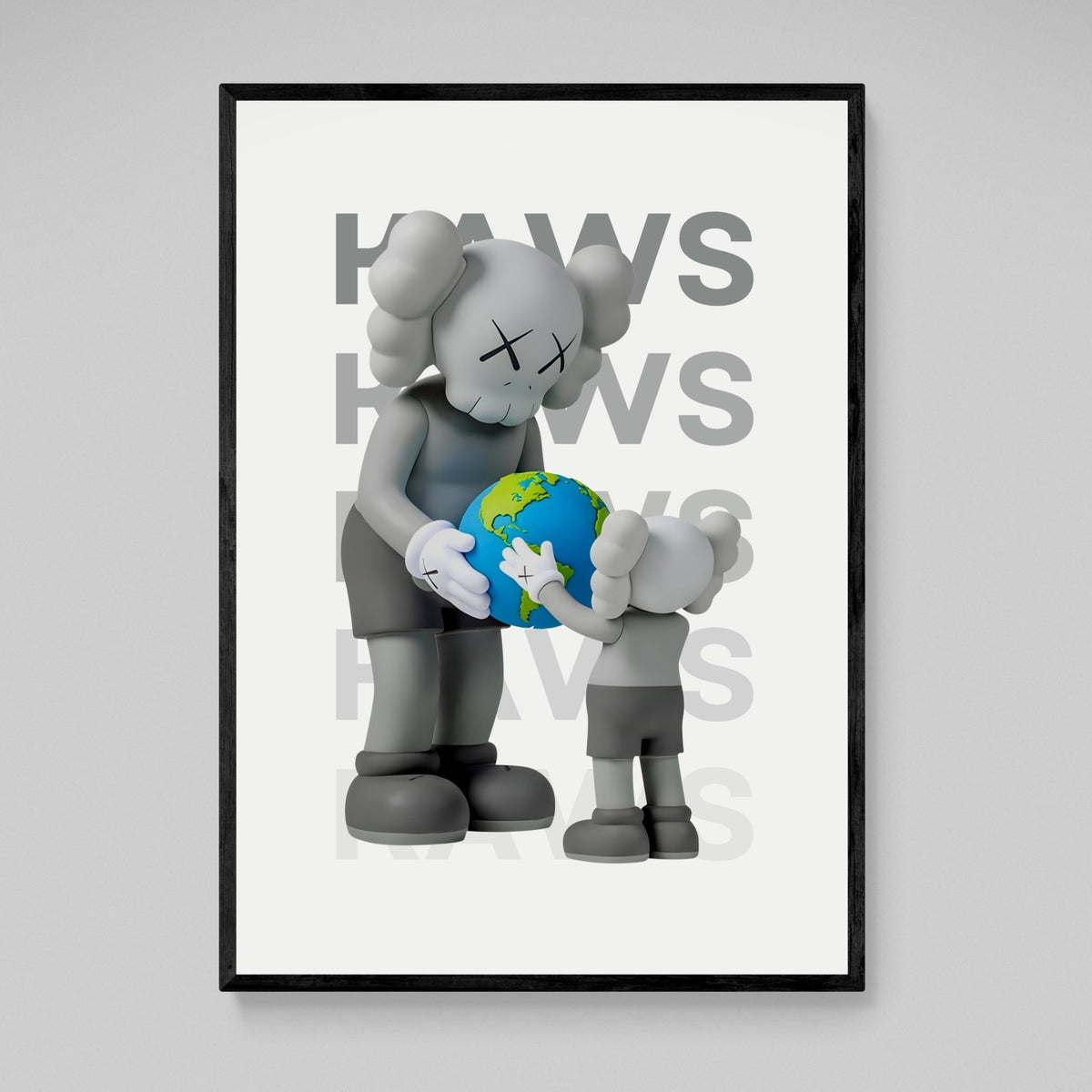 Tableau Kaws Gris Companions - The Art Avenue