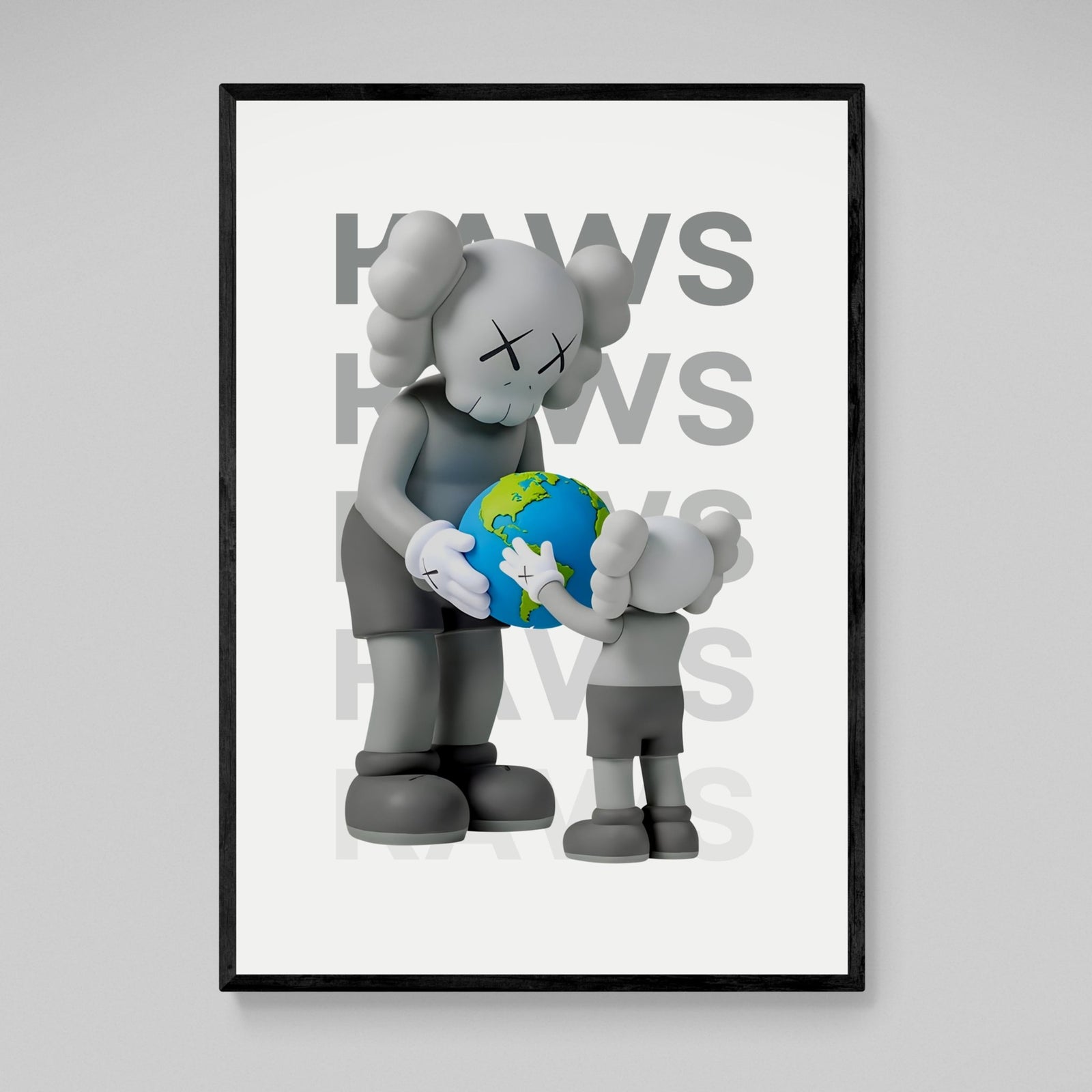 Tableau Kaws Gris Companions - The Art Avenue